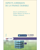 Aspects juridiques de la finance durable