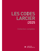 Codes Larcier - 7 tomes de base + tables