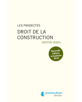 Les Pandectes – Droit de la construction