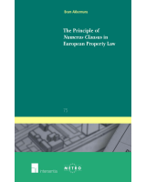 The Principle of Numerus Clausus in European Property Law