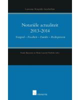 Notariële actualiteit 2013-2014