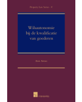 Wilsautonomie bij de kwalificatie van goederen