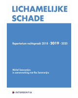 Lichamelijke schade. Repertorium van rechtspraak 2018-2019-2020