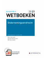 Wetboek Ondernemingsstrafrecht - KUL 2021