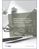 Onroerende huur of verhuur beroepspand: met of zonder btw?