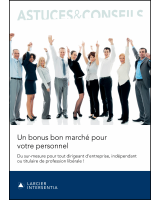 Un bonus bon marché pour votre personnel