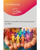 Conférence - Quelles nouveautés en droit luxembourgeois des ASBL ?