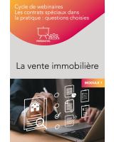 Module 1 : La vente immobilière